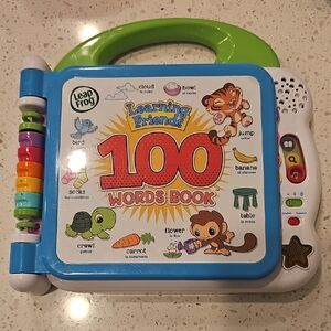 Learning Friends 100 Words Book - Green and Blue